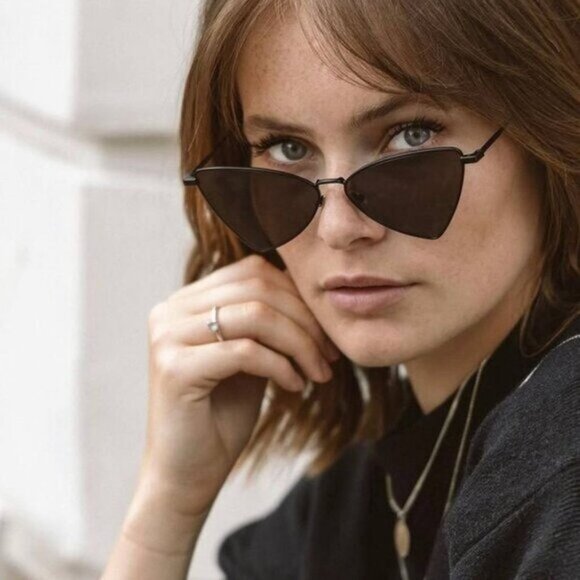 NWT SAINT LAURENT BLACK WOMEN SUNGLASSES - Picture 2 of 4